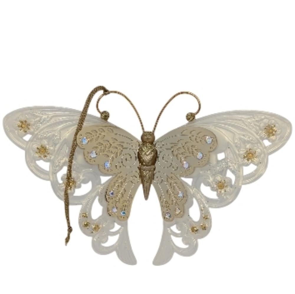 Hallmark Keepsakes Brilliant Butterflies 2018 2nd Edition Christmas Ornament - Picture 2 of 10